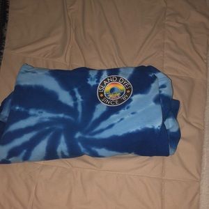 Blue Tye Dye Hoodie
